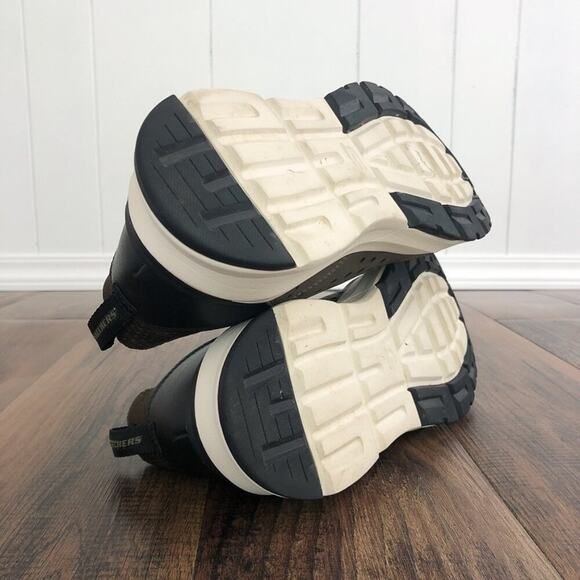 Skechers Relven Velton Sneaker Sporty Air Cooled Memory Foam Size 10 Green Brown - Picture 10 of 13